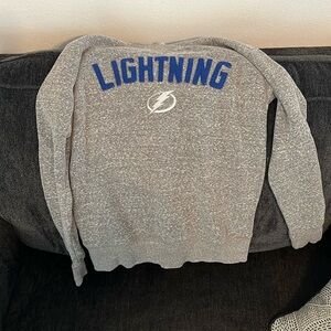 Grey Tampa Bay Lightning Sweater